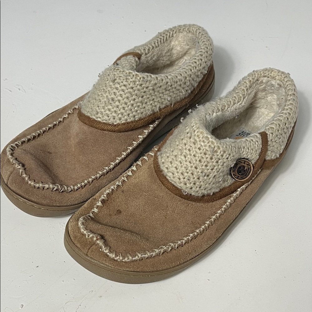 Earth Spirit Sz 7 Cloudease Brown Slip On Clog Slipper